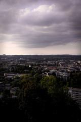 Fototapeta na wymiar Landscape shot of Wels in Upper Austria