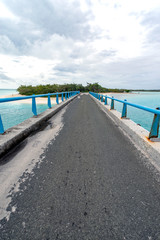 Fototapeta na wymiar ニューカレドニア ロイヤルティ諸島 ウベア島　ムリの橋