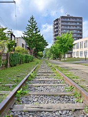 Fototapeta premium 廃線路の情景＠小樽、北海道