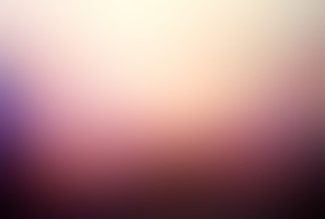 Dark purple cherry tints blur bottom on light yellow pastel background. Soft smoky outdoor abstract illustration. Magical nature defocus graphic.