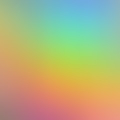 Hologram soft texture. Blurred red yellow green blue plain gradient. Joyful abstract background. Colorful pattern.