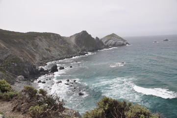 Central California Coast near big sur from pch 