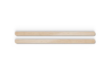 Blank coffee stirrer for branding. 3d render illustration.
