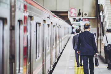 駅の風景