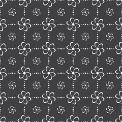 Elegant flower seamless pattern design for background or wallpaper