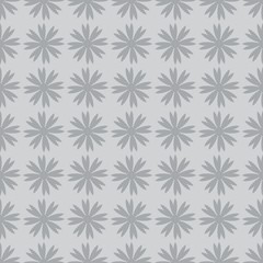 Monocrhome floral repeating seamless pattern for background or wallpaper