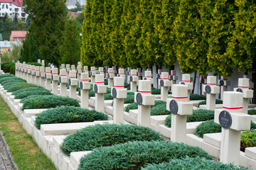 Polish military cemetery (Cmentarz Orlat) in Lychakiv Cemetery