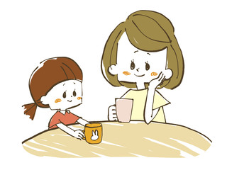 親子のティータイム