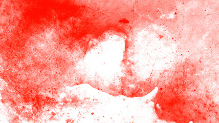 Red abstract background. Red paint