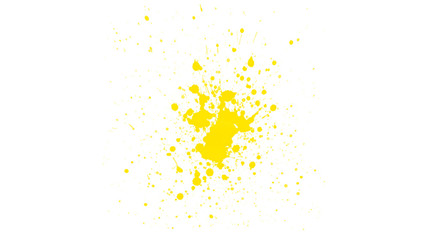 Abstract background with yellow splash