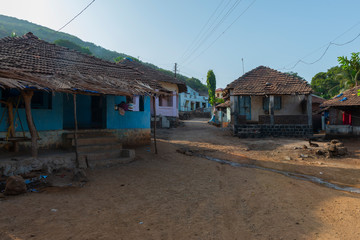 Bharadkhol fishing village near Divegar,Raigad,Maharashtra,India