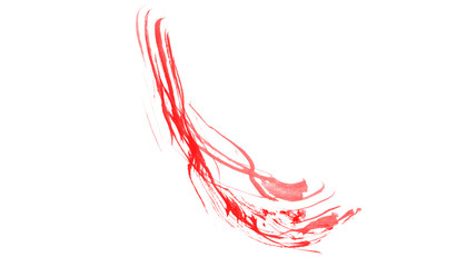 Obraz na płótnie Canvas Red lines isolated on white background