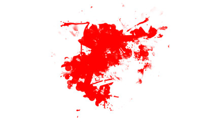 Red blood splatter background