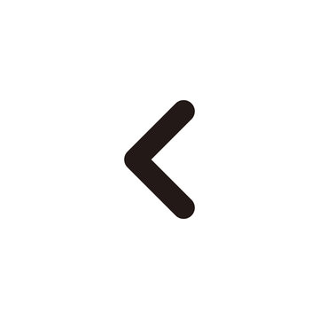 Back arrow icon symbol vector