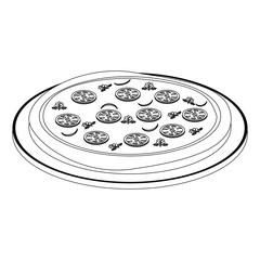 delicious italian pizza design