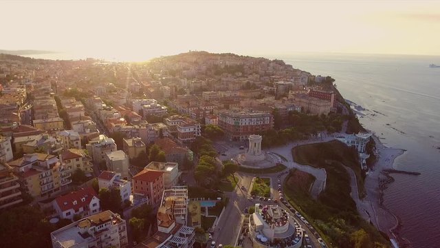 Vista di Ancona dal Passetto al Tramonto