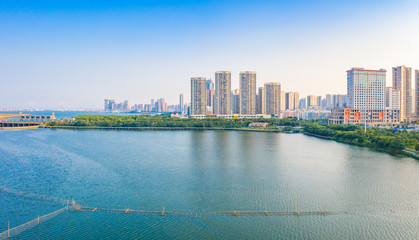 Beautiful scenery in Zhanjiang Bay, Guangdong Province