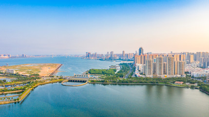 Fototapeta na wymiar Beautiful scenery in Zhanjiang Bay, Guangdong Province
