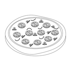 delicious italian pizza design
