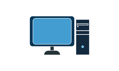 Computer icon for technology and hardware