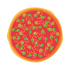 delicious italian pizza design