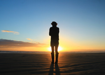 Fototapeta premium Sunset at Oretti Beach 