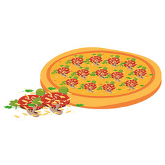 Italian pizza design