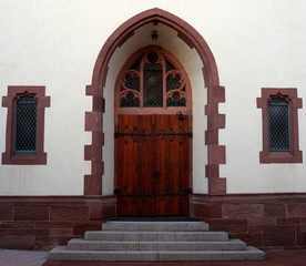 Eingans Tor in eine Kirche