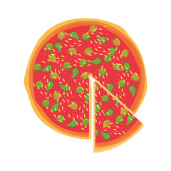 delicious italian pizza design