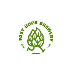 Fast hops brewery logo