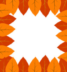 autumn, background, leaves, multicolor expand icon on white background
