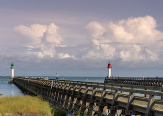 Sea port in normandy