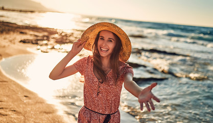 Girl near the sea