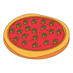 delicious italian pizza design