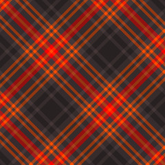Tartan Pattern in Red and Black.