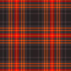 Tartan Pattern in Red and Black.