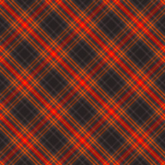 Tartan Pattern in Red and Black.
