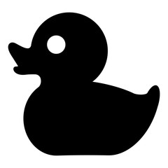 gz514 GrafikZeichnung - german - Gummi Ente Symbol: english - rubber duck icon: simple template - square - xxl g8600