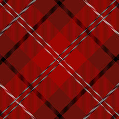 Tartan Pattern in Red and Black.
