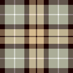 Tartan Pattern in Brown and Gray.