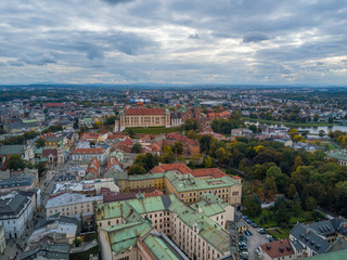 Obraz premium Aerial view of the Old Town, Poland