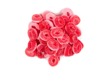 red roses on white background
