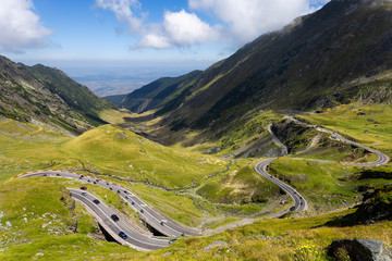 Transfagarasan - the most beautiful mountain road in Romania