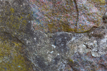 An ancient stone masonry from which an antique building having been made