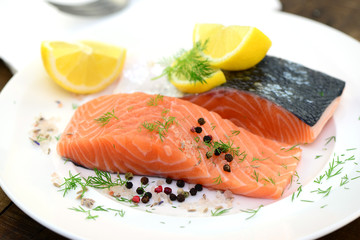 Lachfilet Zitrone