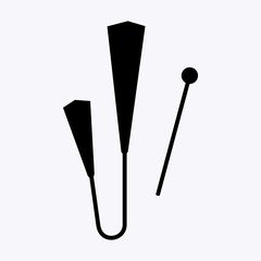 Agogo traditional Yoruba musical single or multiple bell