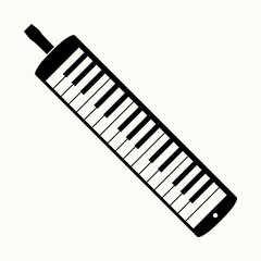 Melodica free-reed instrument with musical keyboard