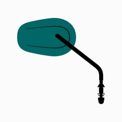 Electric scooter or bike rear view mirror