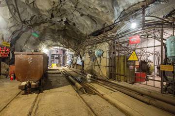 eelectric room in underground mine