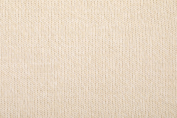 Beige melange knitting fabric textured background